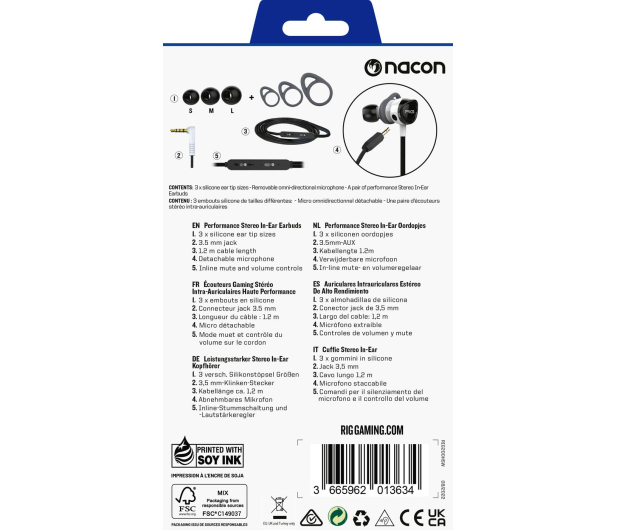 Nacon RIG200HSW PC/XB/PS - 1117987 - zdjęcie 8
